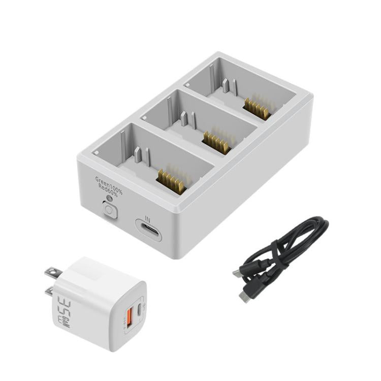 YX 3-Way Battery Charger For DJI Mini 4 Pro/Mini 3/Mini 3 Pro Charging Hub, Without Pulg, 35W US Plug, 35W EU Plug
