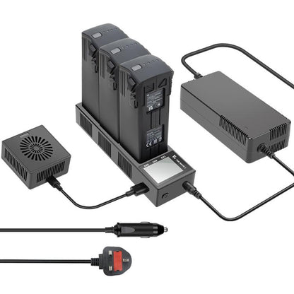 For DJI Mavic 3 Pro / Mavic 3 YX Battery Charger Discharger Hub 3-in-1 Smart Charging Station With Color Screen, US Plug, AU Plug, EU Plug, UK Plug