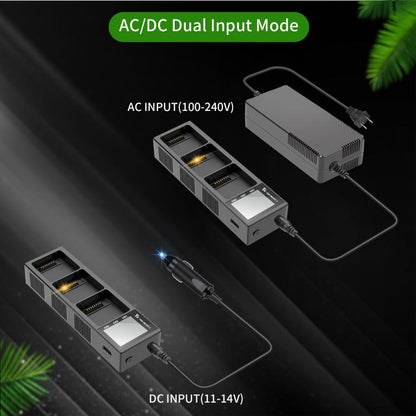 For DJI Mavic 3 Pro / Mavic 3 YX Battery Charger Discharger Hub 3-in-1 Smart Charging Station With Color Screen, US Plug, AU Plug, EU Plug, UK Plug