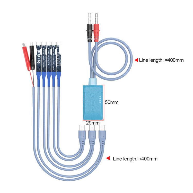 For iPhone 11-16 Series Simple Power Supply Start-up Cable Expandable Mobile Phone Repair Test Cable, SS-908E