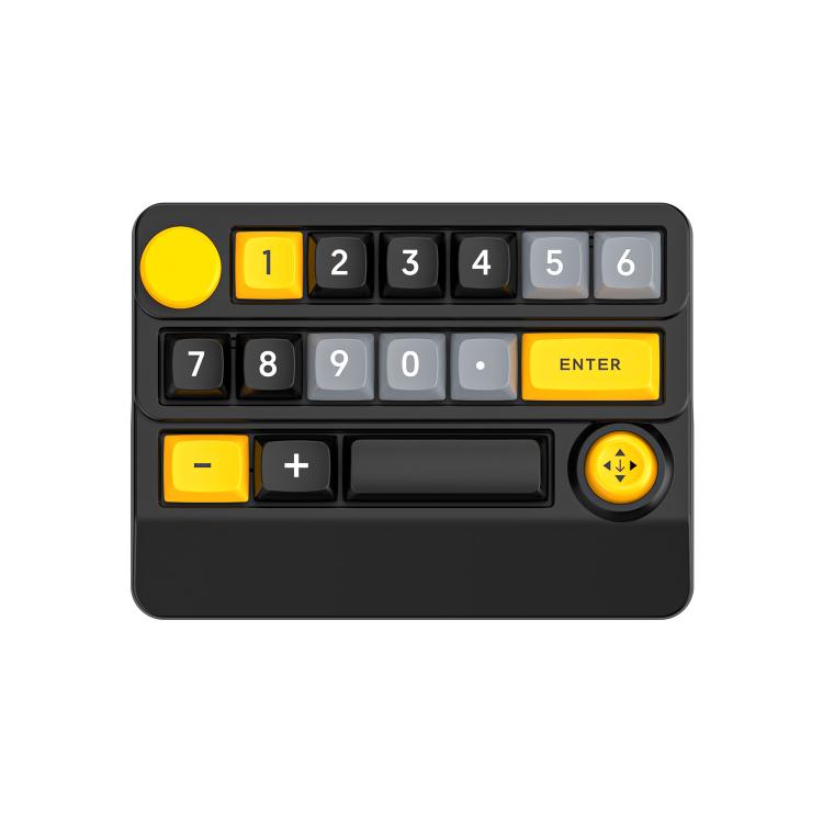 15-Key Wireless Tri-Mode Mechanical Gaming Keyboard Hot-Swappable, RGB Backlit, Macro Programmable, W909 Black Red, W909 White, W909 Black Yellow