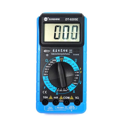 High-Precision Digital Multimeter For Measuring Current Voltage Portable Repair Electrician Meter With Burn Protection, DT-9205E