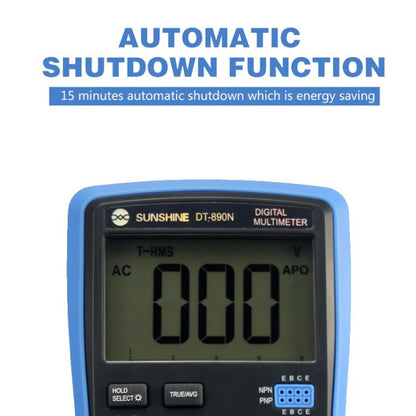 High-precision Digital Multimeter Portable Repair Meter With Burn Protection, DT-890N