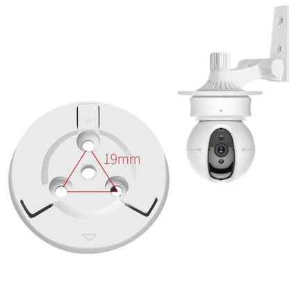 5pcs /Pack 54mm Round Base Mount Bracket for EZVIZ Security Cameras, White