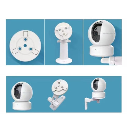 5pcs /Pack 54mm Round Base Mount Bracket for EZVIZ Security Cameras, White