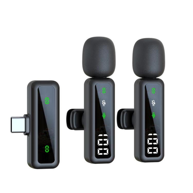 Live Noise Reduction Video Shooting Mini Mobile Phone Microphone Digital Wireless Lapel Microphone, H68 3 In 1 Single Mic, H68 3 In 1 Dual Mic, H67 Type-C Single Mic, H67 Type-C Dual Mic, H67 8 Pin Single Mic, H67 8 Pin Dual Mic