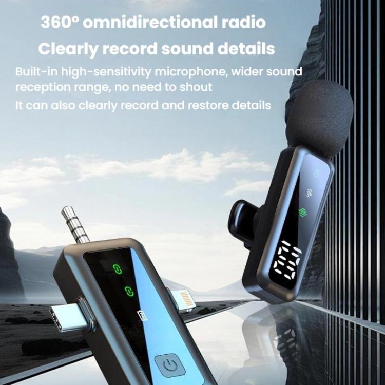 Live Noise Reduction Video Shooting Mini Mobile Phone Microphone Digital Wireless Lapel Microphone, H68 3 In 1 Single Mic, H68 3 In 1 Dual Mic, H67 Type-C Single Mic, H67 Type-C Dual Mic, H67 8 Pin Single Mic, H67 8 Pin Dual Mic