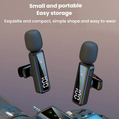 Live Noise Reduction Video Shooting Mini Mobile Phone Microphone Digital Wireless Lapel Microphone, H68 3 In 1 Single Mic, H68 3 In 1 Dual Mic, H67 Type-C Single Mic, H67 Type-C Dual Mic, H67 8 Pin Single Mic, H67 8 Pin Dual Mic