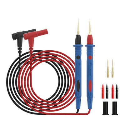 Replaceable Stainless Steel Probe Tips Soft Silicone Multimeter Probe Tips, SS-024B