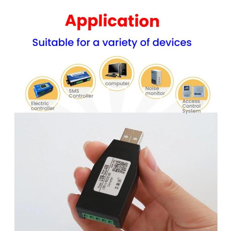 AMSAMOTION USB to RS232/485 Converter Adapter for Industrial Automation, PLC, POS, USB to RS232/485