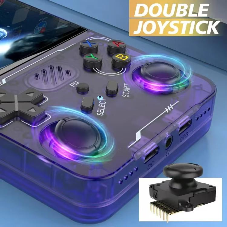 R36XX Dual-Band WiFi Handheld Game Console 3.5-Inch IPS HD Mipi Screen Open-Source Linux OS, 64G, 128G