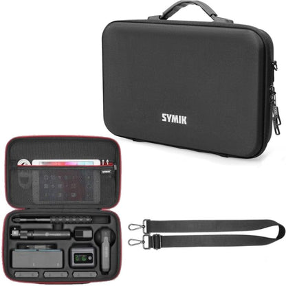For Insta360 X5 / X4 Camera SYMIK Large Capacity Storage Bag Handbag Messenger Carrying Case
