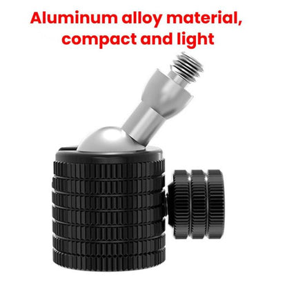 Female To 1/4 Male Universal Mini Ball Head Adapter Mount Aluminium Alloy Mobile Phone Camera Tripod Accessories, Q1 1/4, Q1-B 1/4, Q2 3/8, Q2-B 3/8, Q3 M4, Q3-B M4, Q4 M5, Q4-B M5, Q5 M6, Q5-B M6