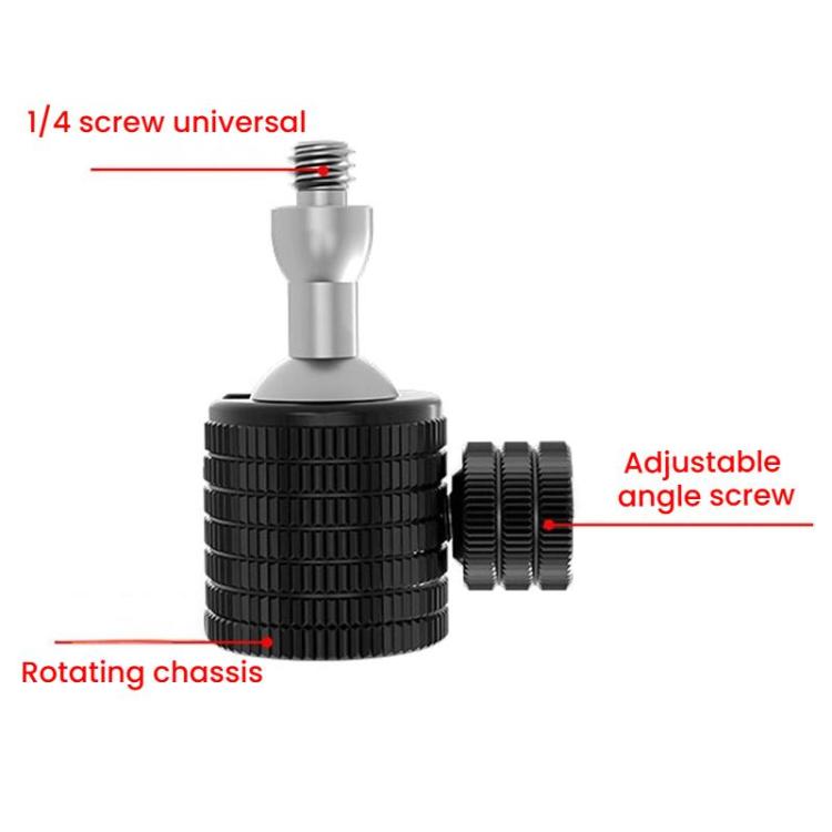 Female To 1/4 Male Universal Mini Ball Head Adapter Mount Aluminium Alloy Mobile Phone Camera Tripod Accessories, Q1 1/4, Q1-B 1/4, Q2 3/8, Q2-B 3/8, Q3 M4, Q3-B M4, Q4 M5, Q4-B M5, Q5 M6, Q5-B M6