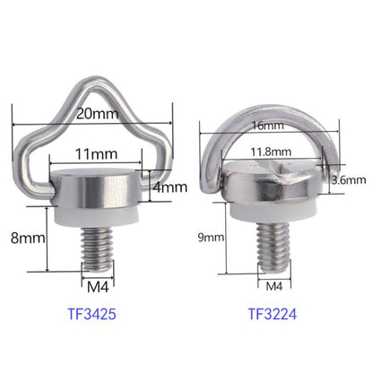 M4 Quick Release Screw Camera Drone Shoulder Strap Lanyard Screw, TF3224 2pcs, TF3425 2pcs