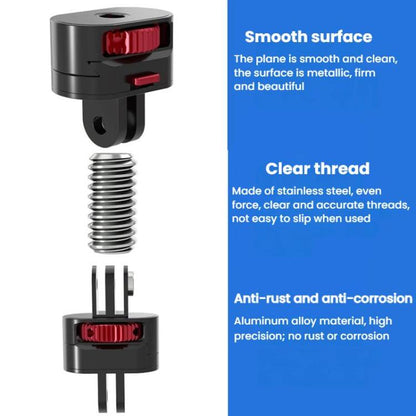 Action Camera 1/4 Metal Adapter Quick Release Mount, TFSM151 2 Pages 2 In 1, TFSM152 2 Pages 3 In 1, TFSM153 3 Pages 2 In 1, TFSM154 3 Pages 3 In 1