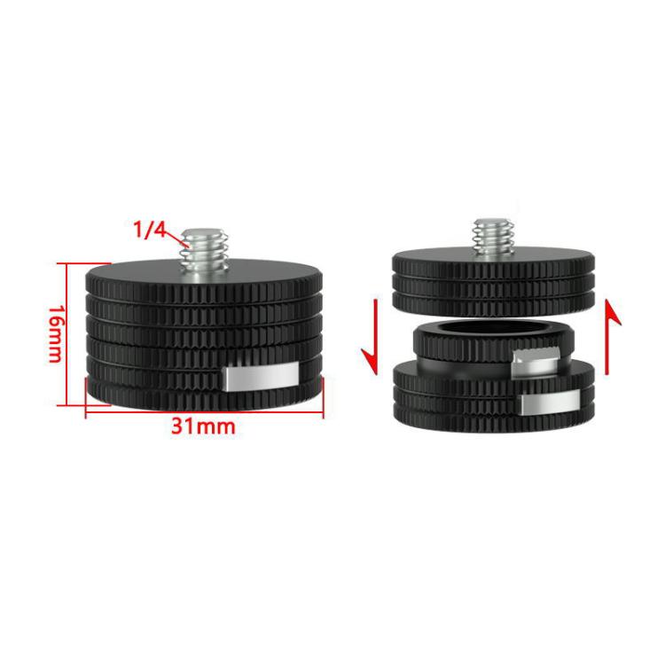 Action Camera Quick Release Adapter Tripod Accessories, TFSM100 1/4 Male To Female, TFSM101 1/4 Female To Female, TFSM102 1/4 Male To 2-page Card Slot, TFSM103 1/4 Female To 2-page Card Slot, TFSM104 1/4 Male To 3-page Card Slot...