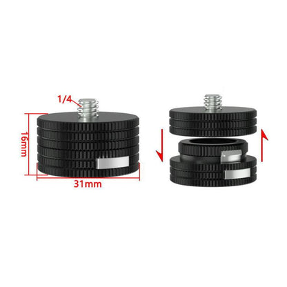 Action Camera Quick Release Adapter Tripod Accessories, TFSM100 1/4 Male To Female, TFSM101 1/4 Female To Female, TFSM102 1/4 Male To 2-page Card Slot, TFSM103 1/4 Female To 2-page Card Slot, TFSM104 1/4 Male To 3-page Card Slot...