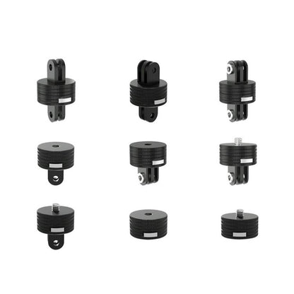 Action Camera Quick Release Adapter Tripod Accessories, TFSM100 1/4 Male To Female, TFSM101 1/4 Female To Female, TFSM102 1/4 Male To 2-page Card Slot, TFSM103 1/4 Female To 2-page Card Slot, TFSM104 1/4 Male To 3-page Card Slot...
