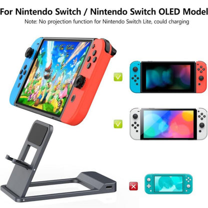 For Nintendo Switch / Switch 2 / Switch OLED Game Console Base HD Video Converter 3 In 1 Expansion Dock For TV Screen Mirroring, Expansion Dock