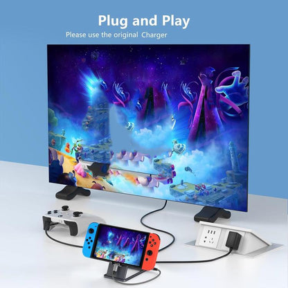 For Nintendo Switch / Switch 2 / Switch OLED Game Console Base HD Video Converter 3 In 1 Expansion Dock For TV Screen Mirroring, Expansion Dock