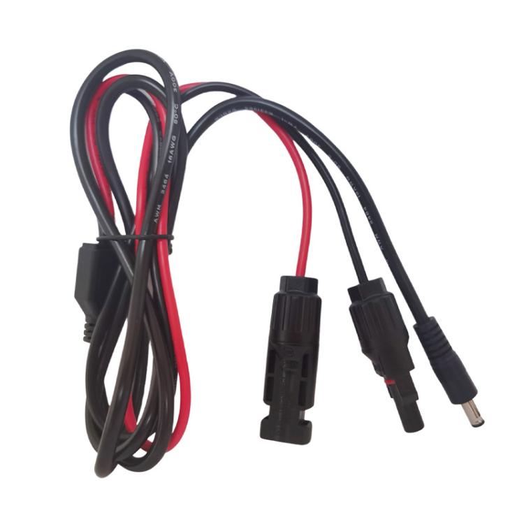MC4 To DC5521 Solar Panel Charging Cable For Portable Power Stations, MC4 To DC5521