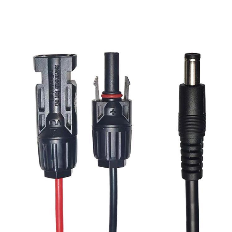 MC4 To DC5521 Solar Panel Charging Cable For Portable Power Stations, MC4 To DC5521