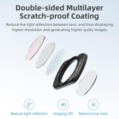 For DJI Osmo Pocket 3 aMagisn Adjustable Magnetic Filter Camera Lens Filters, CPL, ND 1 To 5 Gear, ND 6 To 10 Gear, Mist 1/4, ND4/16/64/256, ND1000