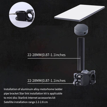 For 2024 Starlink Mini S2029 Aluminium Alloy Roof Rack Set, S2029
