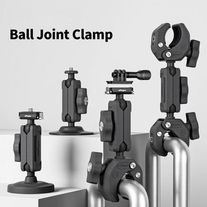 aMagisn Metal Arm Clamp Magnetic Base with 1/4-inch Ball Head For Insta360, DJI, GoPro Cameras, Magnetic Base