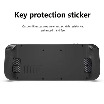 For Steam Deck Game Console PGTECH Joystick Cap Sticker Dust Plug Protection Kit
