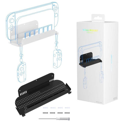 Wall Mount Holder for Nintendo Switch 2/Switch/Switch OLED & Joy-Con With Game Card Storage