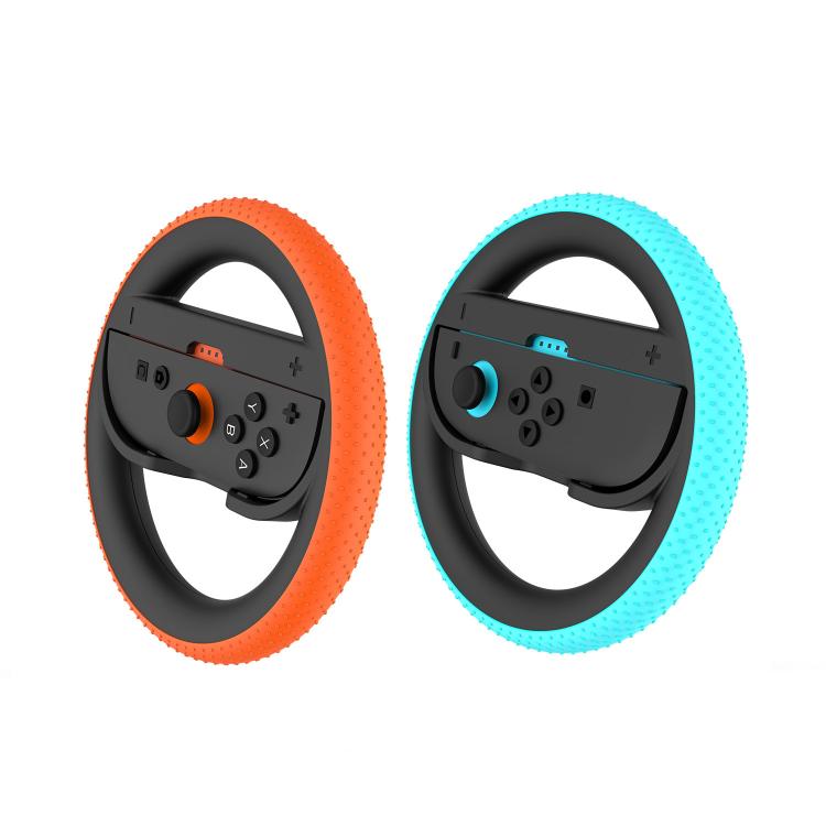 For Nintendo Switch 2 Joy-Con 1pair Steering Wheel Grip With Anti-slip Particles, Steering Wheel