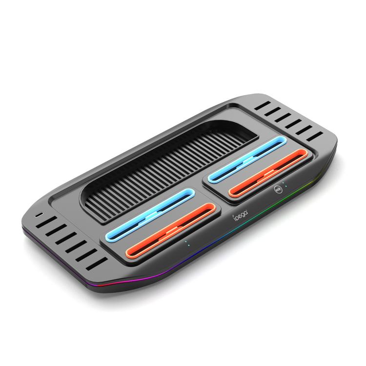 For Nintendo Switch 2 ipega PG-SW2210 Console Joy-Con Controllers Charging Dock, 4 Charging Ports+Touch Control Lighting Effects+12 Game Card Slots, PG-SW2210