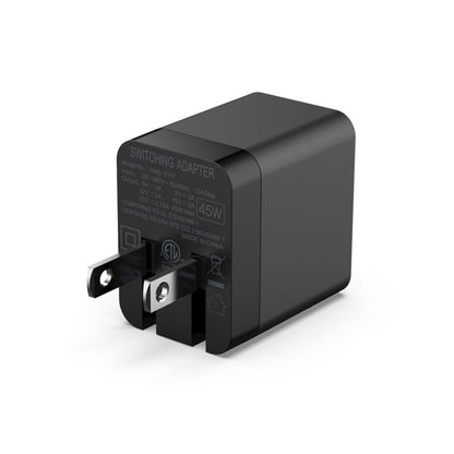 DOBE 45W GaN Fast Charger For Nintendo Switch 2/Switch OLED/Switch/Switch Lite USB-C Charger US Plug, For Nintendo Switch 2