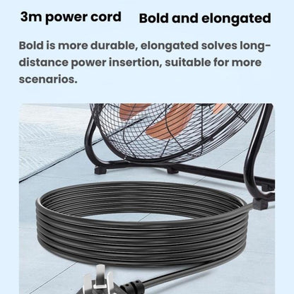 Powerful High Power Floor Fan Industrial Electric Fan, CN Plug, 12 inch 4 Gears 5 Blades, 14 inch 4 Gears 5 Blades, 16 inch 8 Gears 6 Blades, 18 inch 8 Gears 6 Blades, 20 inch 8 Gears 6 Blades