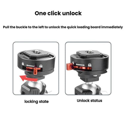 FlexiFilm TG-Q2S Aluminum Alloy Arca Quick Release Plate Gimbal Slide Rail Quick Release Parts