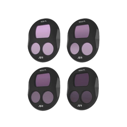 For DJI Mavic 4 Pro JSR Filter Lens Protector, MCUV, CPL, ND8, ND16, ND32, ND64, ND256, ND1000, ND8PL, ND16PL, ND32PL, ND64PL, NIGHT, STAR, CPL+ND16+NIGHT, CPL+ND8+ND16, ND8+ND16+ND32+ND64, ND8PL+ND16PL+ND32PL+ND64PL, UV+CPL+ND8+ND16+ND32+ND64...
