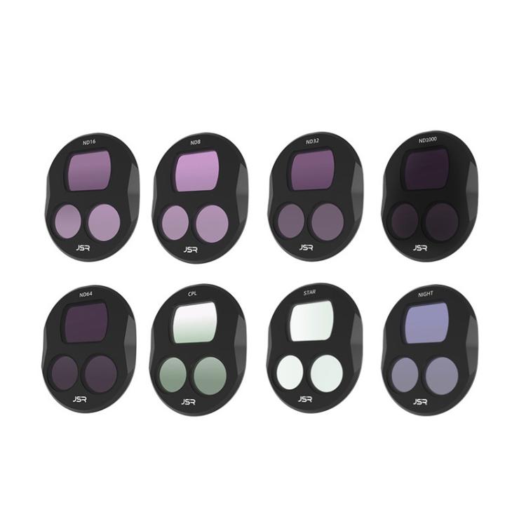 For DJI Mavic 4 Pro JSR Filter Lens Protector, MCUV, CPL, ND8, ND16, ND32, ND64, ND256, ND1000, ND8PL, ND16PL, ND32PL, ND64PL, NIGHT, STAR, CPL+ND16+NIGHT, CPL+ND8+ND16, ND8+ND16+ND32+ND64, ND8PL+ND16PL+ND32PL+ND64PL, UV+CPL+ND8+ND16+ND32+ND64...