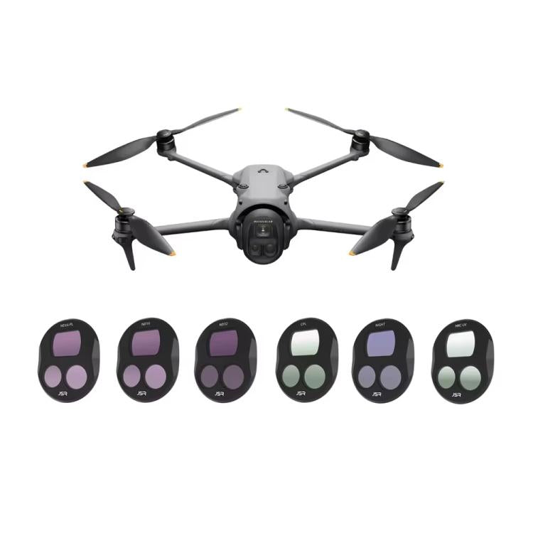 For DJI Mavic 4 Pro JSR Filter Lens Protector, MCUV, CPL, ND8, ND16, ND32, ND64, ND256, ND1000, ND8PL, ND16PL, ND32PL, ND64PL, NIGHT, STAR, CPL+ND16+NIGHT, CPL+ND8+ND16, ND8+ND16+ND32+ND64, ND8PL+ND16PL+ND32PL+ND64PL, UV+CPL+ND8+ND16+ND32+ND64...
