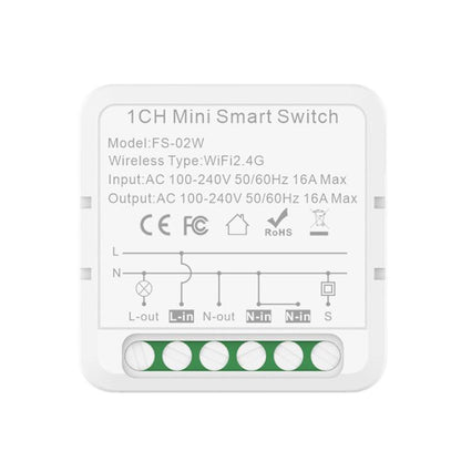 Smart Switch Voice Timer Switch For Amazon Alexa / Google Assistant, FS-02W 1CH WiFi 16A, FS-02W 1CH WiFi+Bluetooth 16A, FS-02HW 2CH WiFi+Bluetooth 16A, FS-02HW 2CH WiFi+Bluetooth 10A, FS-03W5 3CH WiFi+Bluetooth 10A, FS-04W5 4CH WiFi+Bluetooth 5A