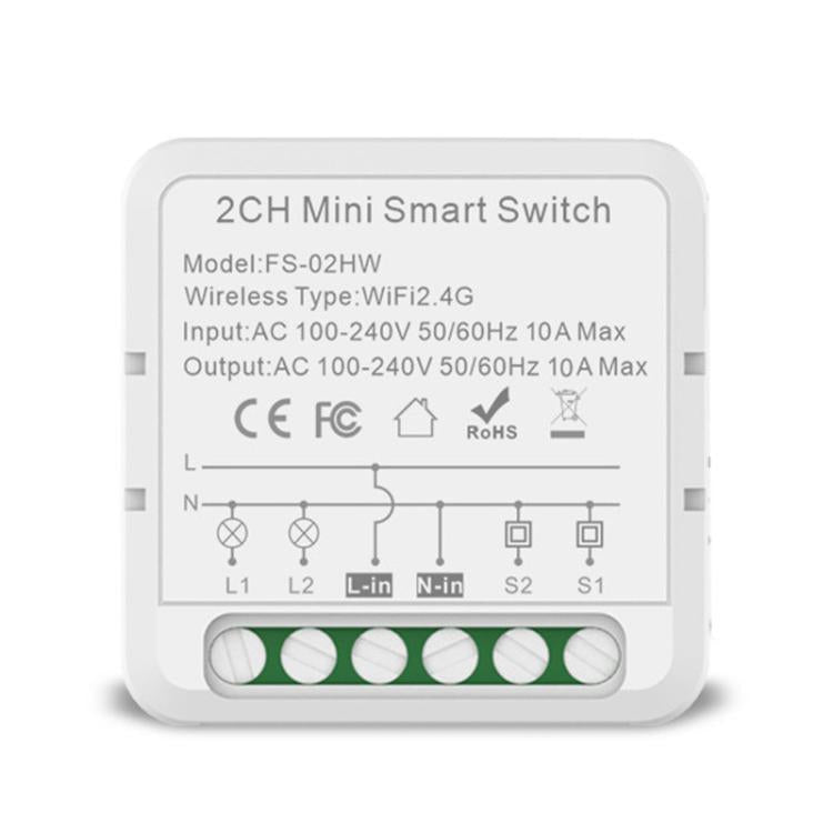Smart Switch Voice Timer Switch For Amazon Alexa / Google Assistant, FS-02W 1CH WiFi 16A, FS-02W 1CH WiFi+Bluetooth 16A, FS-02HW 2CH WiFi+Bluetooth 16A, FS-02HW 2CH WiFi+Bluetooth 10A, FS-03W5 3CH WiFi+Bluetooth 10A, FS-04W5 4CH WiFi+Bluetooth 5A