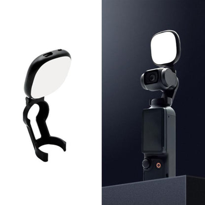 For DJI Osmo Pocket 3 JSR Fixed Frame Head Fill Light, Single Fill Light, With Widening Lens, With Black Soft 1/4 Filter, With Black Soft 1/8 Filter, With Soft Focus Lens, With Black Soft 1/4+Black Soft 1/8+Soft Focus Lens, With Wide Angle 4 In 1