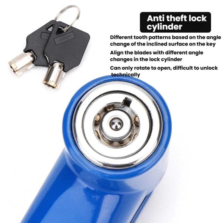 Bicycle Disc Brake Lock Portable Motorcycle Reminder Rope Lock Accessories, Blue, Red, Black