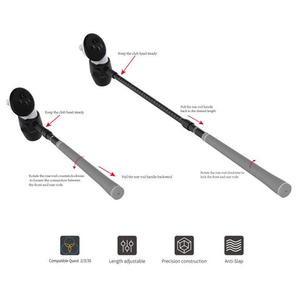 For Meta Quest 3S / 3 / 2 DOBE TY-3881 Handle Golf Club Universal Sports Club Grip, TY-3881