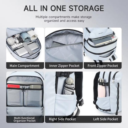 Large Capacity Sports & Travel Backpack 15.6 Inch Lightweight Business Laptop Bag