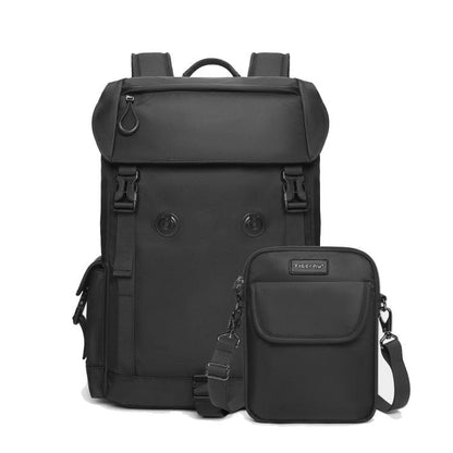 School Backpack 14-Inch Laptop Bag With Flip-Top For Travel, Work & Daily Use, Black Regular, Blue Regular, Black Magnetic, Blue Magnetic