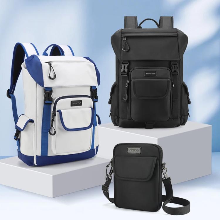 School Backpack 14-Inch Laptop Bag With Flip-Top For Travel, Work & Daily Use, Black Regular, Blue Regular, Black Magnetic, Blue Magnetic