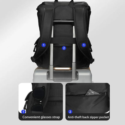 School Backpack 14-Inch Laptop Bag With Flip-Top For Travel, Work & Daily Use, Black Regular, Blue Regular, Black Magnetic, Blue Magnetic