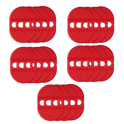 5sets Door Latch Protector Plastic Door Latch Cover Shock Absorbing Noise Reducing Soundproofing Adhesive Sticker